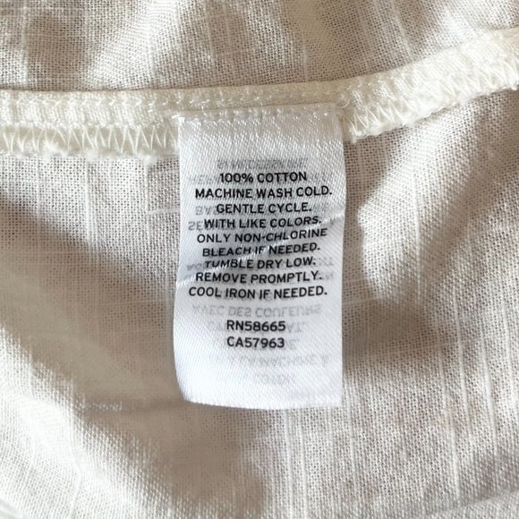 Textured Cotton Peplum Tank Top - Picture 7 of 10